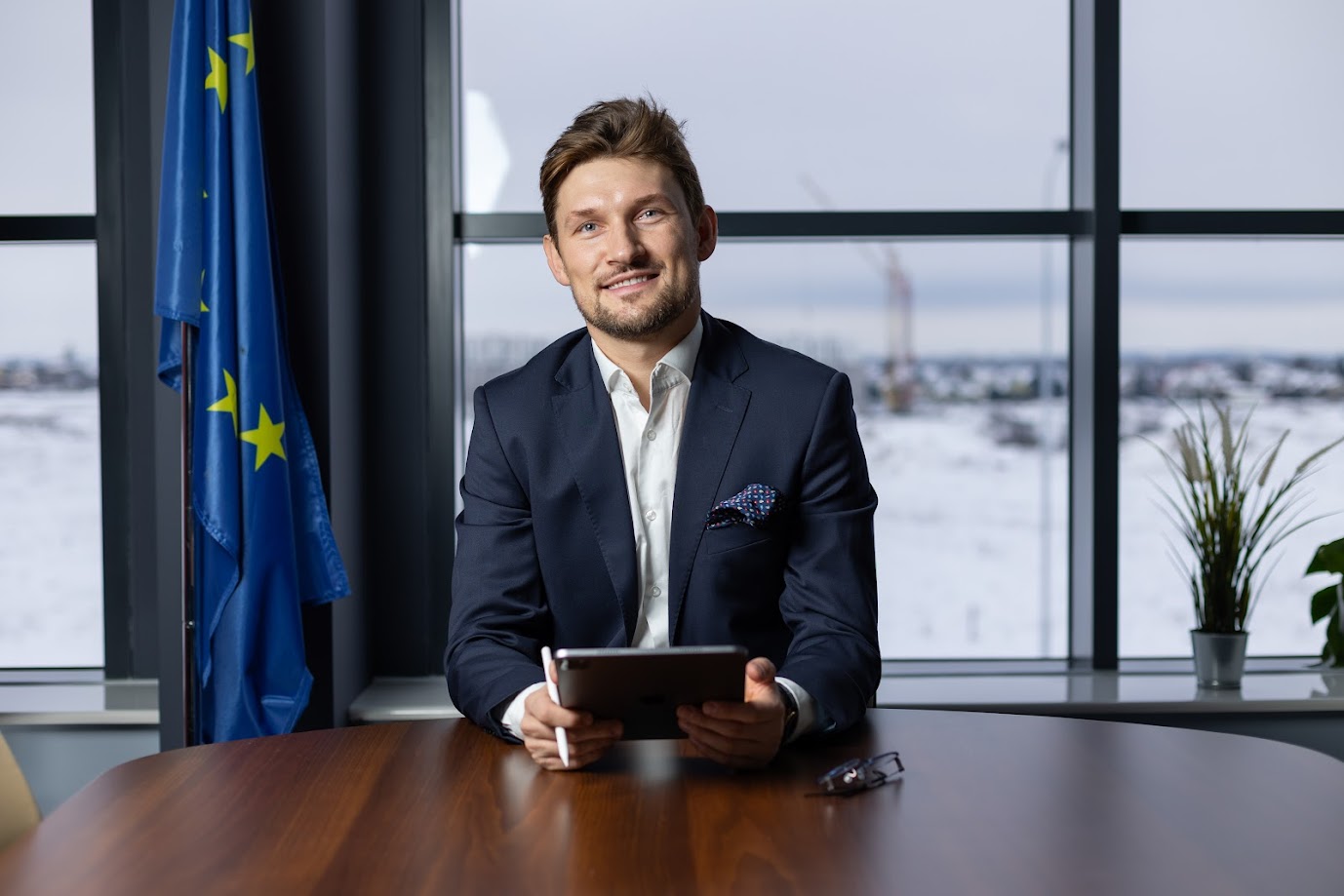 Tomasz Bziom z zespołem
